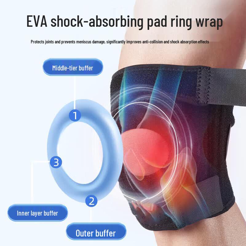 Breathable Sports Knee Brace (2-Pack) with 4-Spring Support
