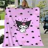 1pc. Cute Cartoon Cat Stars Hearts Patterned Blanket - Perfect for Home Office Outdoor Gift Suitable All Seasonsz041778