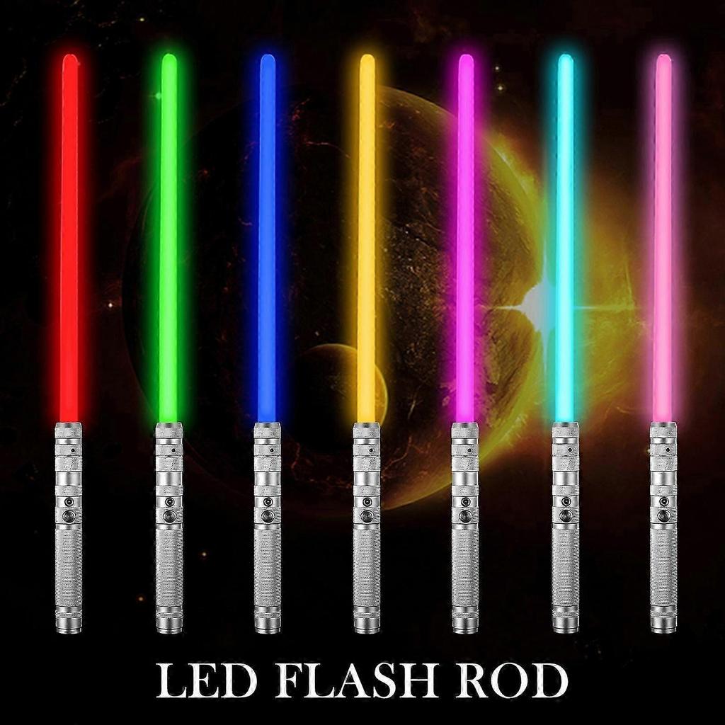 Light saber Heavy Dueling Laser Sword Metal Handle Swing Combat FOC Cosplay Gift Kids Luminous Toys laser Sword