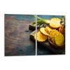 Glass Stovetop Protector 2x40x52 Pineapple