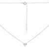 Silver Necklace with Cubic Zirconia, Item Weight 3.38 G (2209317)