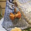 Korean Style Rope Pretzel Key Chain Bagel Car Interior Pendant Lovely Alkaline Bread Pendant  Gift