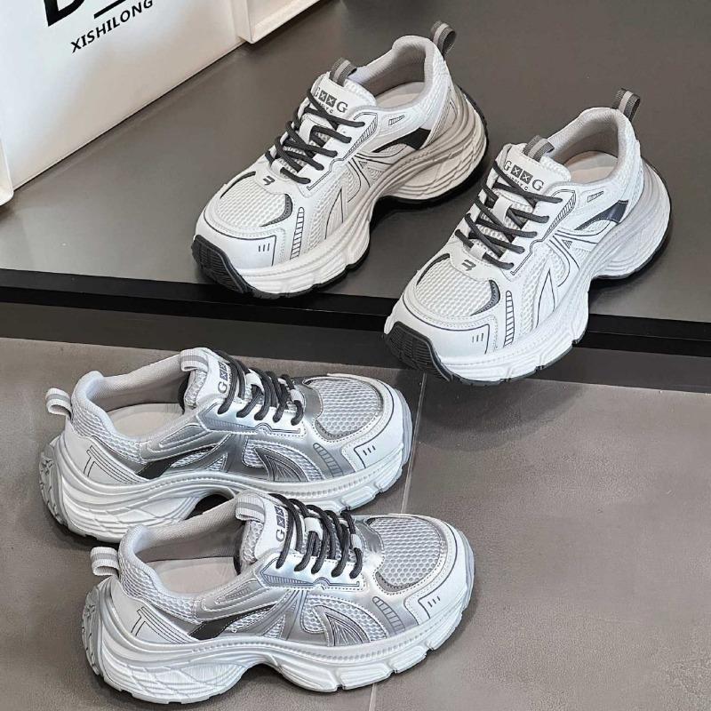 Thick-soled heightening dad shoes women's new spring models are popular today, versatile and not tiring sneakers