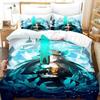 3D Print Anime Pixiv Fantasia T Bedding Set Printed Bed Set With Pillowcase Bed Duvet Cover Soft Queen King Size Bedclothes Home