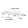 Yamazaki Jitsugyo 5878 Dishwasher Rack that Can Be Handed Over the Sink, White, Approximately W33.5~60 x D36 x H11~12.5cm (Including Adjuster) Plate