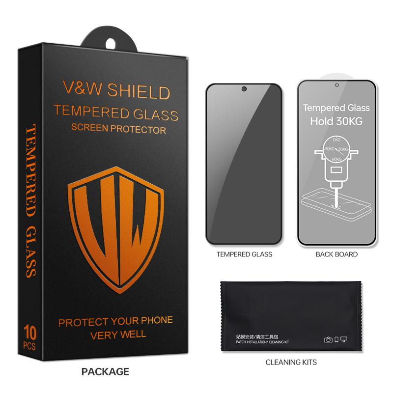 Free Sample Anti Spy Privacy Glass Tempered Glass Film Phone Screen Protector for Samsung Galaxy A35