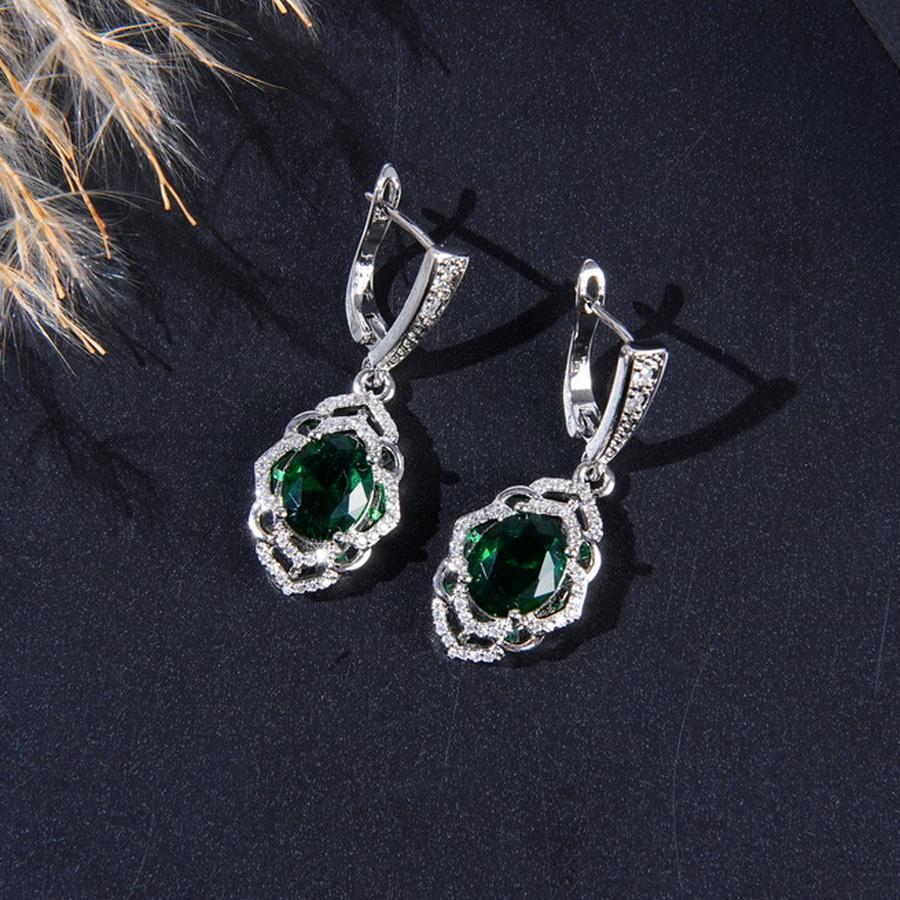 Elegant Women'S Jewelry Set - Vintage-Inspired Necklace, Ring, Earrings & Bracelet With White Golden Plating - Perfect Gift