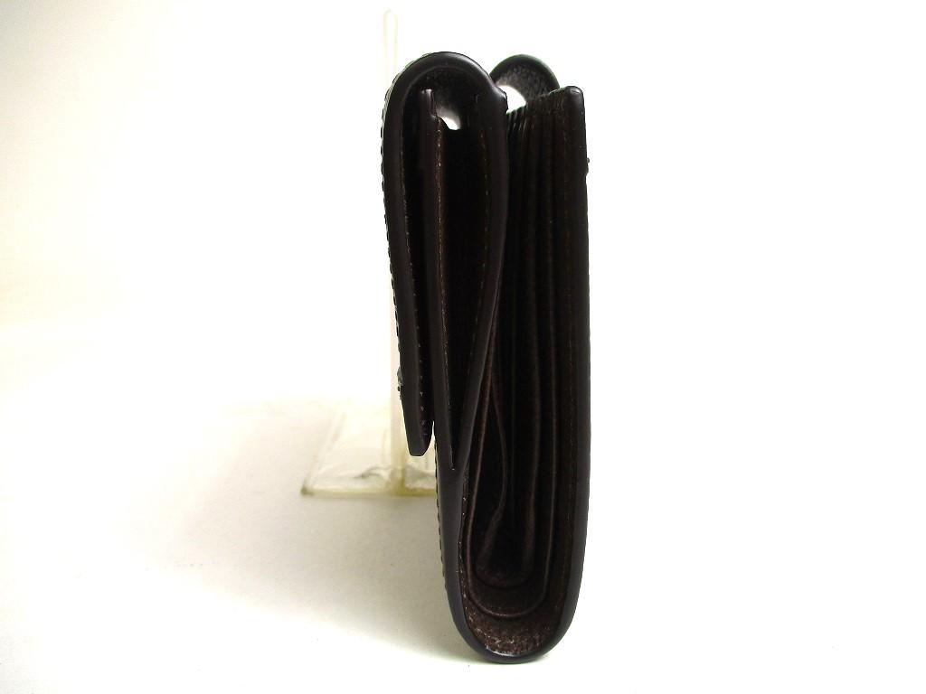 Authentic GUCCI Brown Leather Bifold Wallet Ophidia GG French Flap Wallet #a499  Open Box