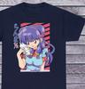 T-shirt Unisexe de Haute Qualité à Col Rond et Manches Courtes Kawaii Waifu Shampoo T-shirt Japonais Unisexe Ranma 12 Années 90 Tee Vêtement Anime