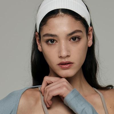 DEVIWEAR Women's Yoga Wear DEVI-A0003 - Ivory Pilates Laura Golji Hairband