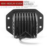 2x 48W Spot Flood Combo LED Work Light Car 4x4 Off-Road Flush Mount Bumper Lamps