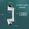 Two Modes for Water Outlet ABS Universal Rotation Extender Faucet Aerator Splash Filter Kitchen Washbasin Faucets Bubbler Nozzle