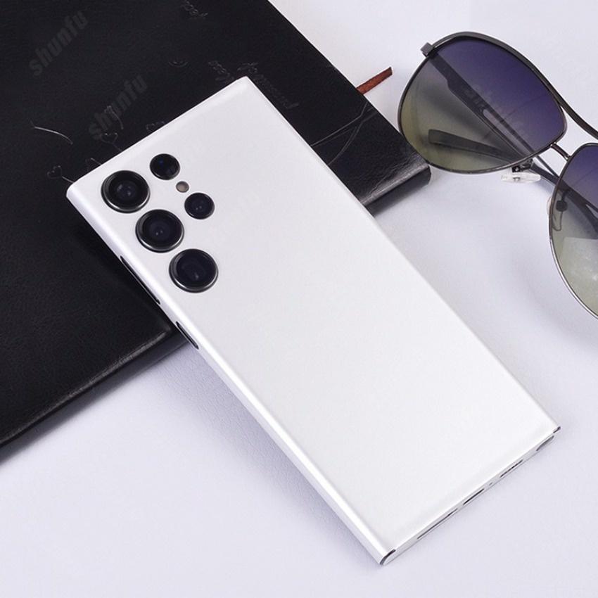 

Samsung Galaxy S24 Ultra Premium Наклейка цвета кожи Защитная пленка для экрана против царапин Пленка на заднюю панель S24 Ultra жемчужина белый