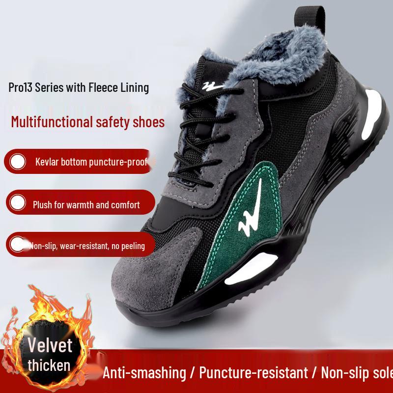 Lutai Men s SX-6 Fleece-Lined Safety Shoes