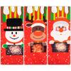 Christmas Bag for Bottle Gift Santa Snowman Bag RED GIFT