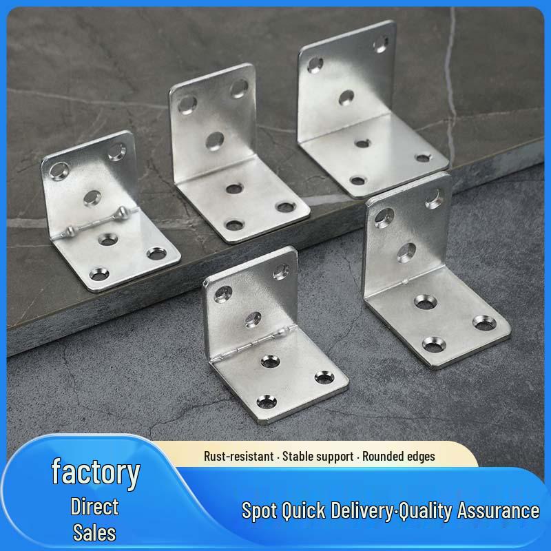 Large 90° Right Angle L-Shaped Bracket Support for Shelves and Furniture