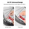 Fast C02 Air Inflator Portable Road Bicycle Tire Pump With Shell Durable Aluminum Alloy MTB Tire Inflator For AV/FV