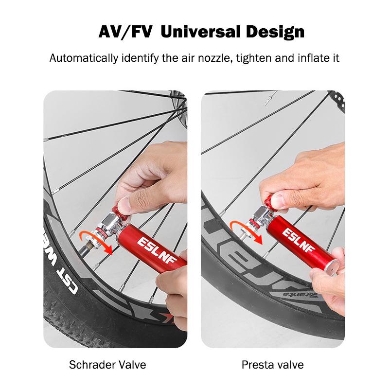 Fast C02 Air Inflator Portable Road Bicycle Tire Pump With Shell Durable Aluminum Alloy MTB Tire Inflator For AV/FV