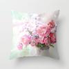 Rose Flower Cushion Cover Nordic Style Home Wedding Decoration Sofa Bed Car Pillowcase Pillow
