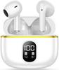 YJJC Bluetooth Wireless Instant Fast Compact and with LED Perfect for Web and Compatible with iPhone and Android Earbuds, Connection, Hi-Fi, Type-C