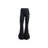 Originals Trefoil Contrast Stripe Slim Flare Track Pants Women Bottoms Black IC5590
