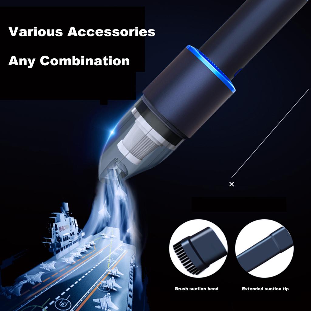 Staubsauger, kabellos, hohe Saugkraft, wiederaufladbar, USB-Staubsauger, Auto-Handheld, tragbar