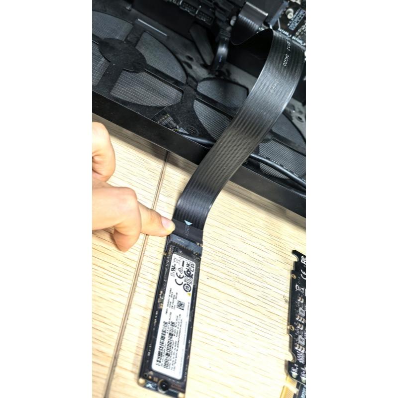 1 Set Riser Card Ssd Adapter Pcie4.0 M.2 M Key Nvme Extension Cable For 2230 2242 2260 2280 M.2 Pci-E / M2 Ngff Sata Ssd