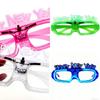 Cosplay LED Light Up Square Eyewear For Adults Kids Costume Accessories New Year Eve Party Decoration Supply