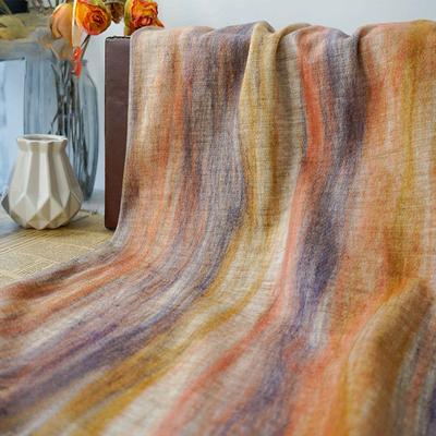 Pittura a olio distintiva Maglia Sogno Ricamo Colore Aurora Boreale Tessuti Moda Autunno e Inverno Trama Elastica Lana Artigianato Design Tessuti Artistici