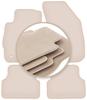 PREMIUM Beige Floor Mats For: Chevrolet Aveo II T300 Hatchback, Sedan 2011-