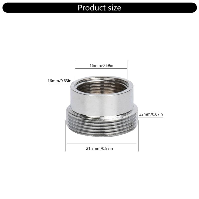 20 Stück männliche und weibliche Spülbecken-Wasserhahn-Adapter Gewindeverbindungen für Küchenspülbecken-Belüfter und Gartenschläuche Anschluss