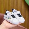 Miękkie buty sportowe dla niemowląt (0-12 miesięcy) - Białe Sneakersy do Chodzenia