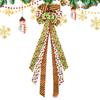 Christmas Bow Topper Holiday Decorations Christmas Wreath Bow For Home Living Room Entryway Party Mantel Wall Display