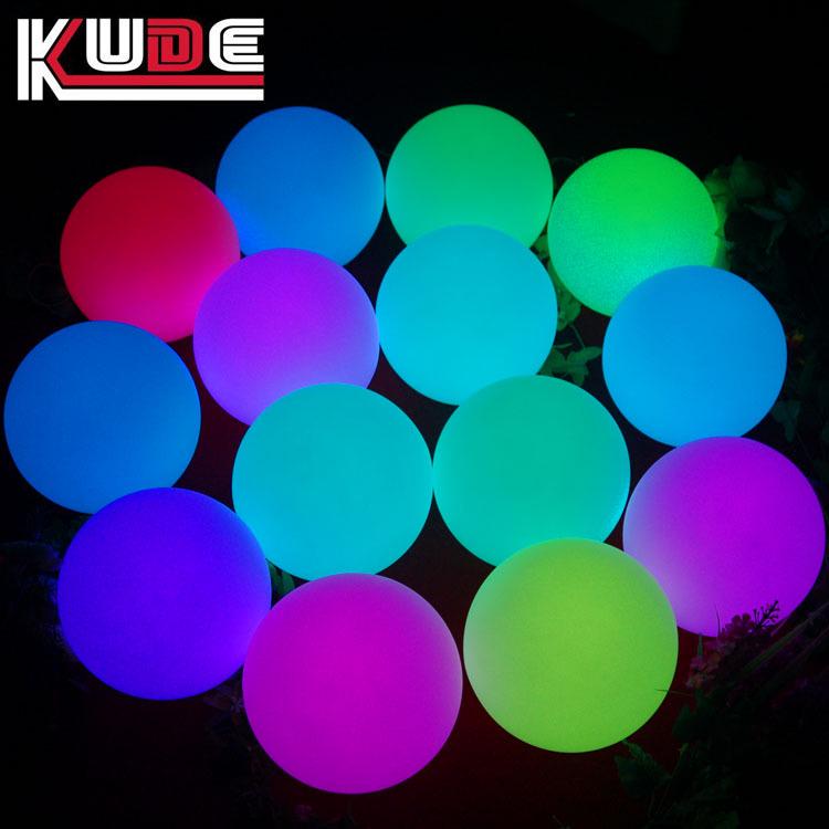 Utendørs lysende rund gulvlampe for hoteller, barer og kjøpesentre