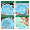 1 Creative Home Essential Foldable Silicone Ice Facial Cooling Basin for Facial Care, Skincare Routines, Compact Storage, Skincare Accessory