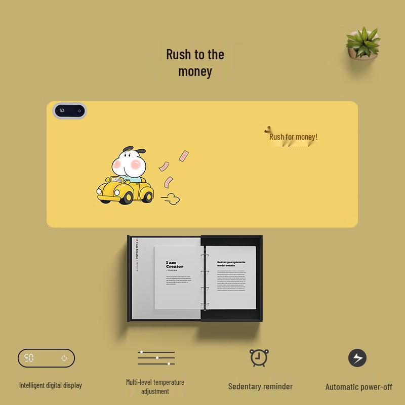 Spali Smart Digital Heating Desk Pad 80x33cm