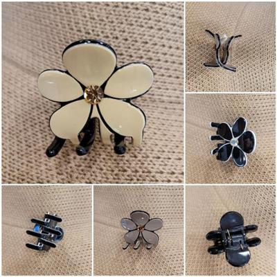 Atria Acrylic Material Bright Flower Clip OSHHPIN0006