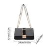 Elegant Textured PU Crossbody Bag Light Luxury Exquisite Underarm Bag Leisure Clutch Bag  Outdoor