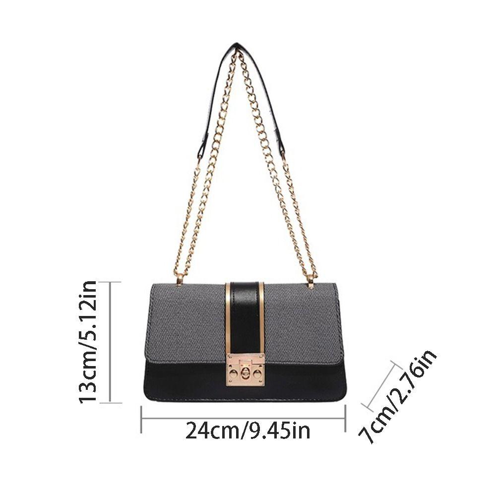 Elegant Textured PU Crossbody Bag Light Luxury Exquisite Underarm Bag Leisure Clutch Bag Outdoor