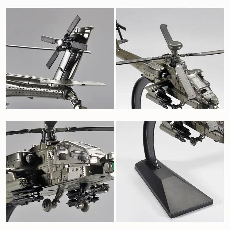 1/32 Scale Apache Black Hawk Armed Helicopter Diecast Alloy Model Collectable Toy Gifts / Collection / Children