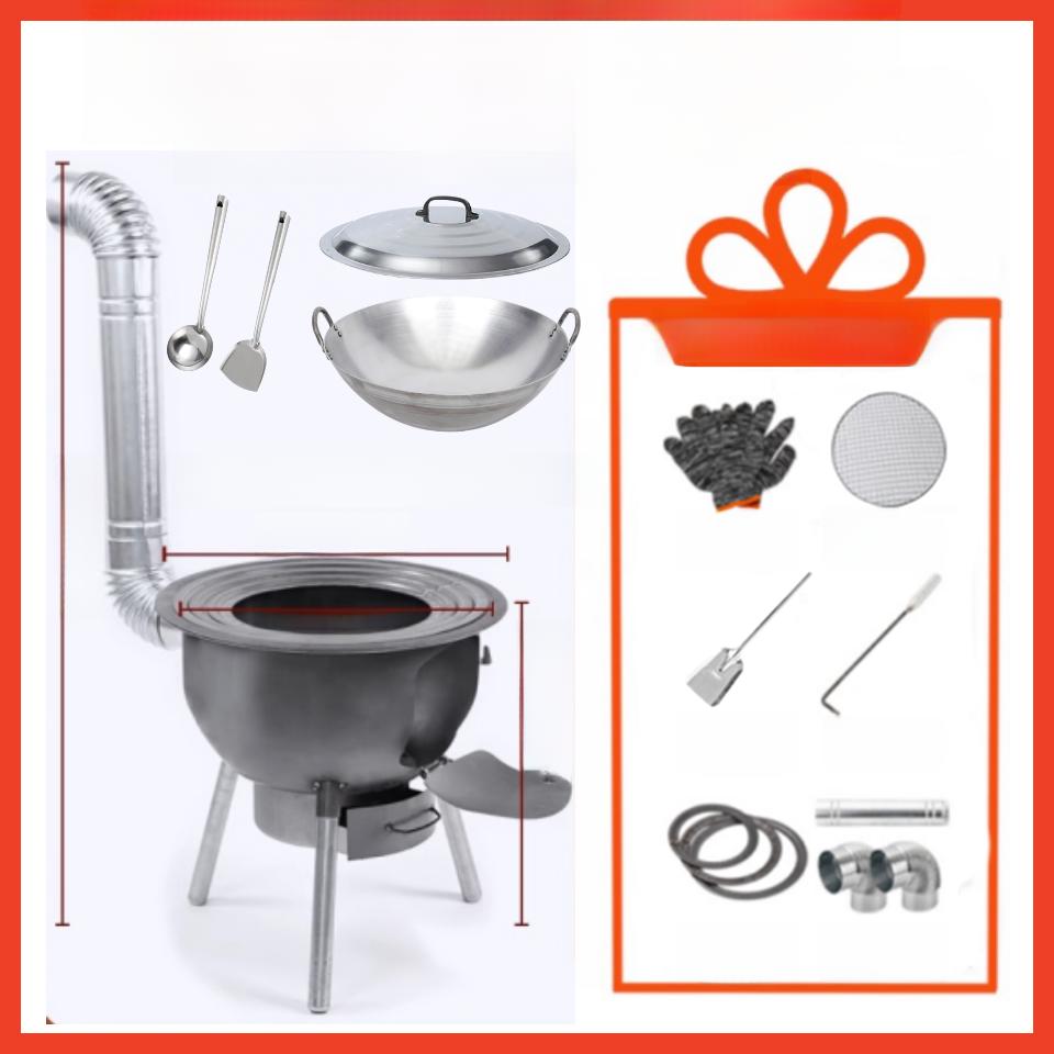 New Sle Rural Home Wood Burning Stove Portable Outdoor Large Pot Stove el Stove Equipment und Pot Stove