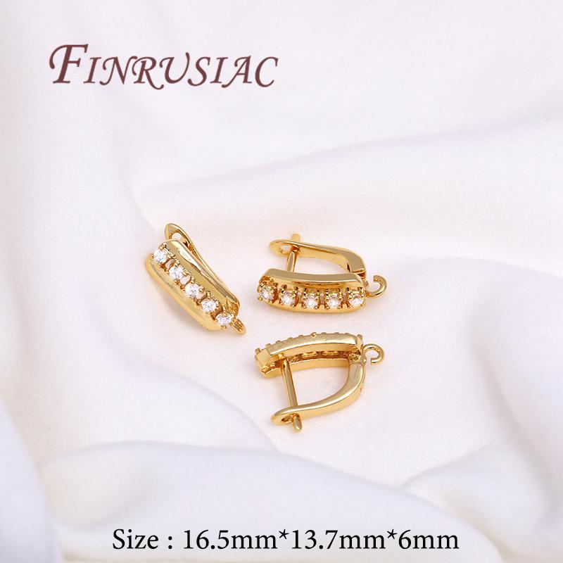 Multi Styles 18K Gold Plated Earwires,Fasteners For Earrings,Hooks For Earring DIY Jewelry Making Supplies,Earring Hook Clasp