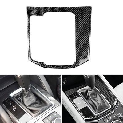 For Mazda CX-5 CX5 CX 5 2017 2018 Real Carbon Fiber Car Styling Gear Shift Panel Cover Decor Trim ONLY