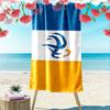 Giant Beach Towel with French Rooster Tricolor Design, Quick Dry Microfiber, Soft and Absorbent, for Beach Pool Travel Gift