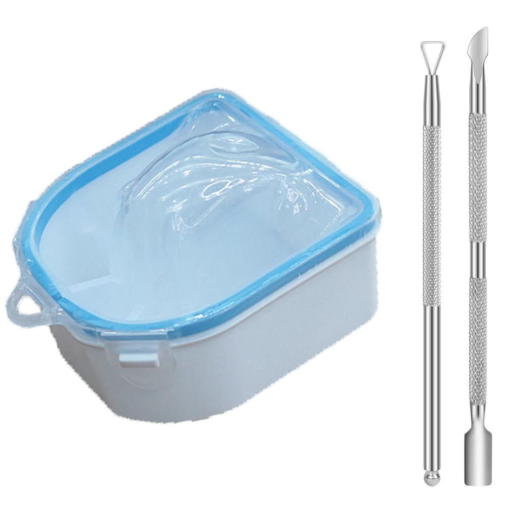 Nail Soaking Bowl Gel Nail Polish Remover Kit Manicure Bowl for Hand Dip Powder Remover Tools Nail Soak Off Bowl Set