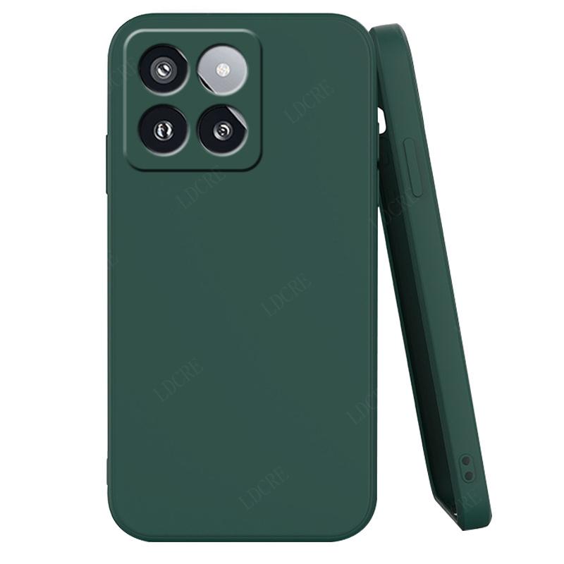 For Cover Xiaomi 14T Pro Case Mi 14T Pro Capas Original Liquid Silicone Shockproof Soft TPU Case For Mi 13 T 13T 14T Pro Fundas