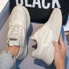 Men Shoes New Platform Male Lightweight Solid Casual Sneakers Fashion Trendy Black Thick-soled Men Vulcanized Shoes Student