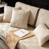 Soft High-end block Sofa Mat All-season Universal Anti Slip Sofa Cover Living Room Cover Towel Grids Simple Cushion