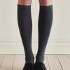 LOEIL Soft Plain Knee Socks - 3 Colors