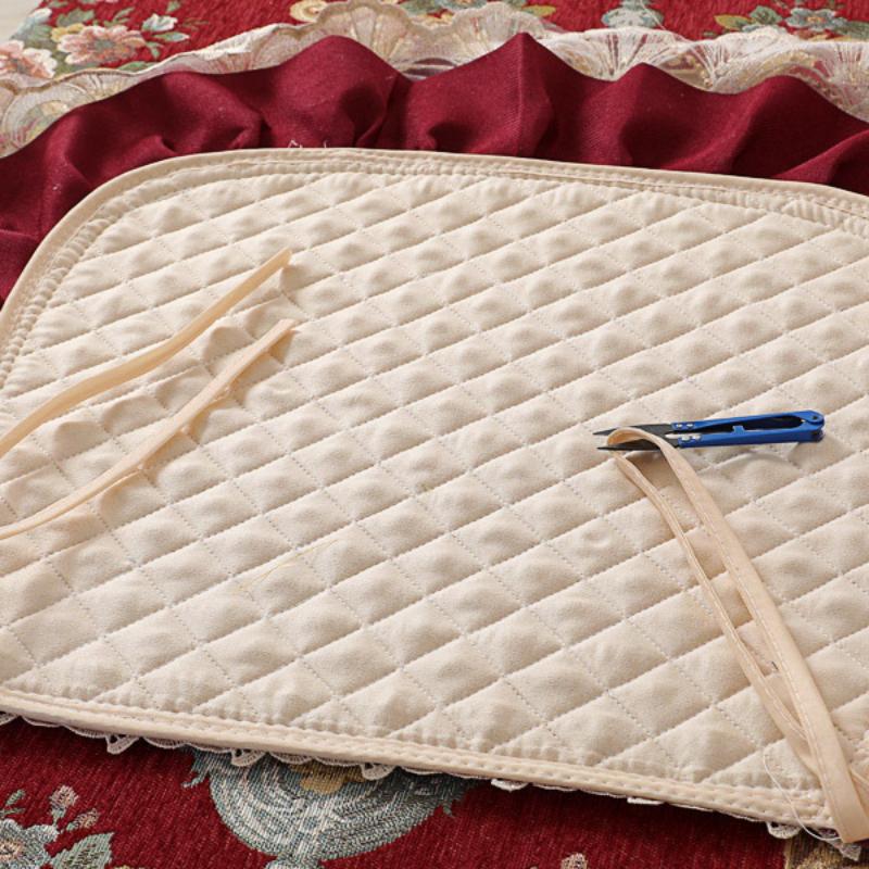 Chenille Table Cloths European Dining Table Cover Chair Cushion Cover Jacquard Red Round Tablecloths Party Wedding Table Decor